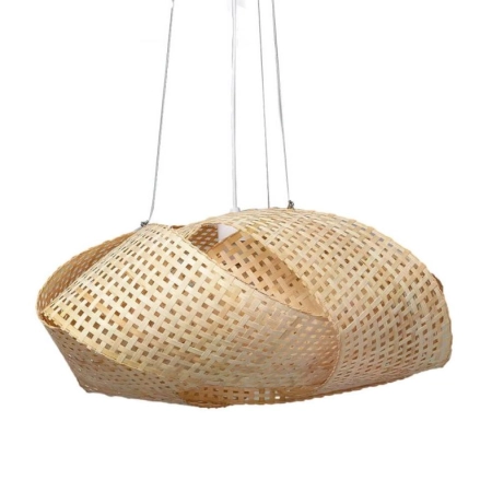 Dekoracyjna, bambusowa lampa wisząca ABR-LW1-BH-E27 z serii BOHO