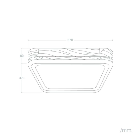 Plafon LED z elementami drewna ABR-PLKDM-15W-CCT z serii NATURALE - 2