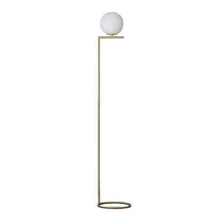 Minimalistyczna, złota lampa podłogowa ABR-LSHH-E27 z serii HOME