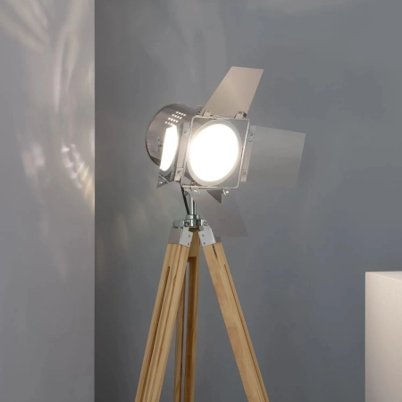 Lampa podłogowa w stylu studyjnym ABR-RRV-S-E27 z serii RETRO