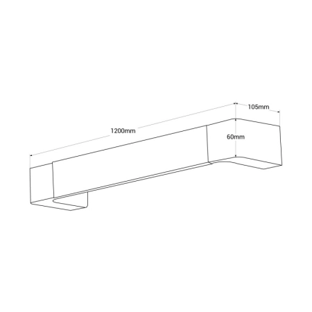 Minimalistyczna lampa ścienna LED ABR-ESTO-24W z serii LINEA - 8