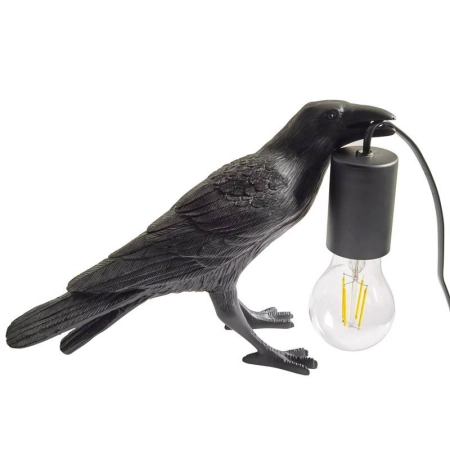 Modernistyczna lampka nocna ptak ABR-KARD-K z serii RAVEN