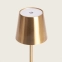 Stylowa, złota, prosta lampka biurkowa ABR-LB-Z-RUSB z serii BOHO
