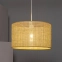 Rattanowa lampa o klasycznym kształcie ABR-LW18-BH-E27 z serii BOHO