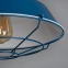 Dekoracyjna, niebieska lampa wisząca ABR-RRP-N-E27 z serii RETRO