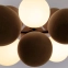 Efektowna lampa wisząca z brązowymi kulami ABR-GRAPPA-H-B z serii VINO