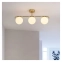 Elegancka lampa sufitowa z trzema kloszami ABR-LW3XE27M z serii MILANO - 7