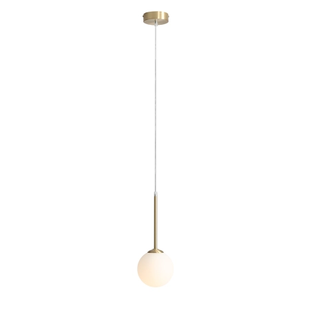 Elegancka lampa wisząca z małym, mlecznym kloszem 1087XXS40 z serii BOSSO