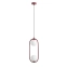 Dwupunktowa, czerwona lampa wisząca do kuchni 1086H15 z serii RIVA