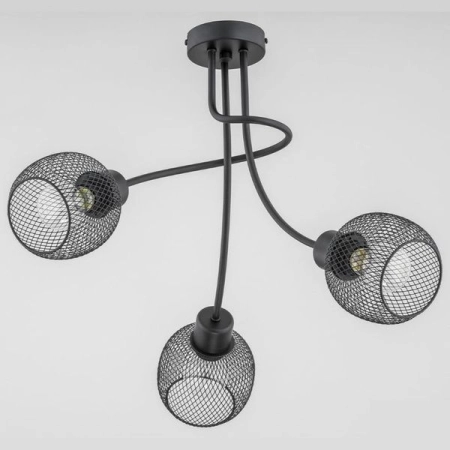 Loftowa lampa sufitowa z drucianymi koszykami AL 25823 z serii PLENA