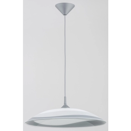 Satynowa lampa wisząca z szerokim kloszem AL 60594 z serii TAWOLO