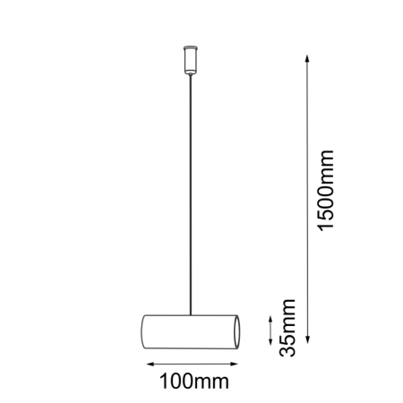 Łącznik 10 z zawiesiem do modułów ANT 5101 z serii SYSTEM MAFRA - wymiary