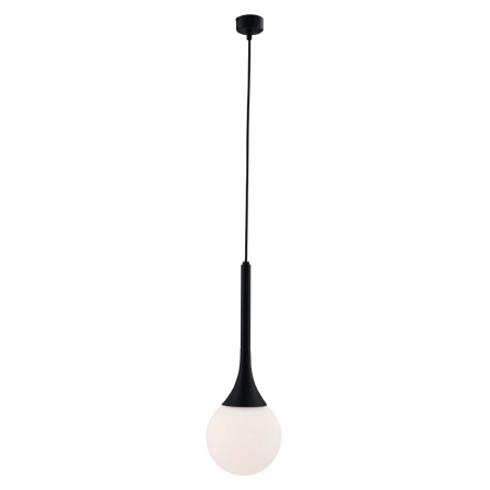 Lampa wisząca w kształcie łezki, czarny zwis ANT 5169 z serii JUN