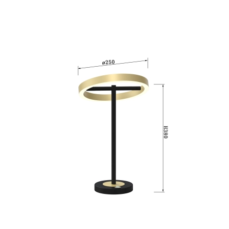 Nowoczesna, ledowa lampka stołowa WF 8016-104 z serii BREST