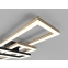 Geometryczny plafon LED w stylu rustykalnym WF 9022-306 z serii MATERA