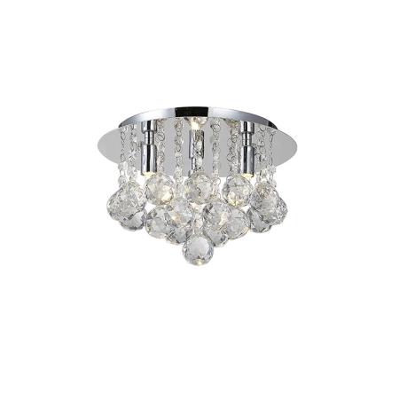 Lampa sufitowa z wiszącymi kryształkami ⌀25cm AZ1285 z serii BOLLA
