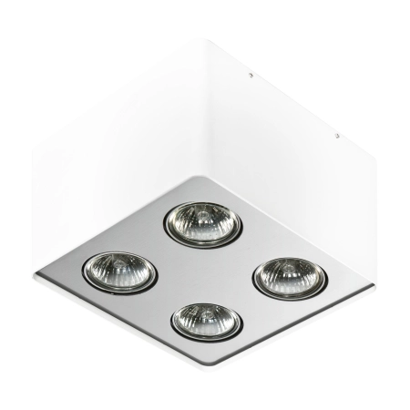 Techniczny downlight natynkowy na 4 żarówki AZ1387 z serii NINO