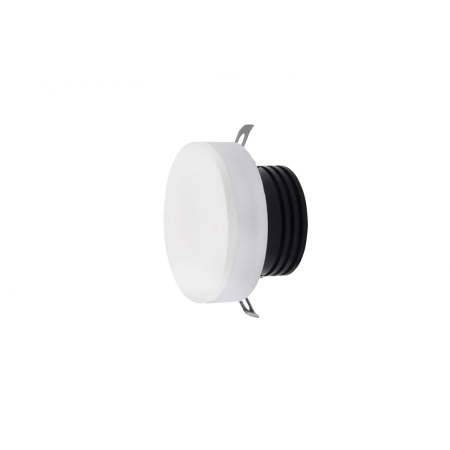 Biała okrągła oprawa LED schodowa wpustowa AZ3370 z serii TAZ 2