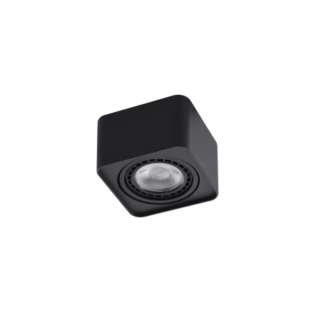 Czarny natynkowy reflektor regulowany GU10 ES111 AZ4130 z serii PAOLA