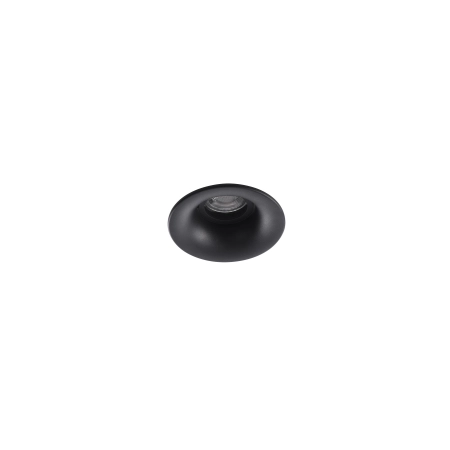 Czarne oczko podtynkowe okrągłe stałe wpustowe  AZ4143 z serii REMI
