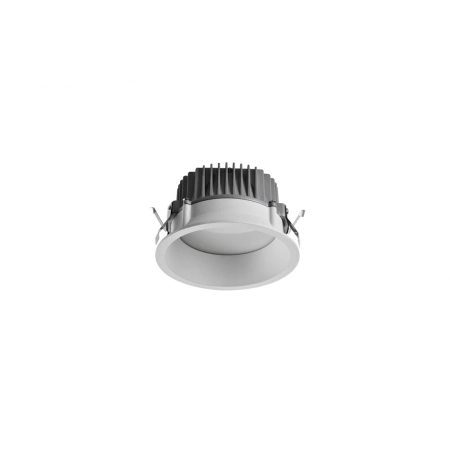 Biała oprawa podtynkowa oczko zintegrowany LED AZ4218 z serii AIDA - 3