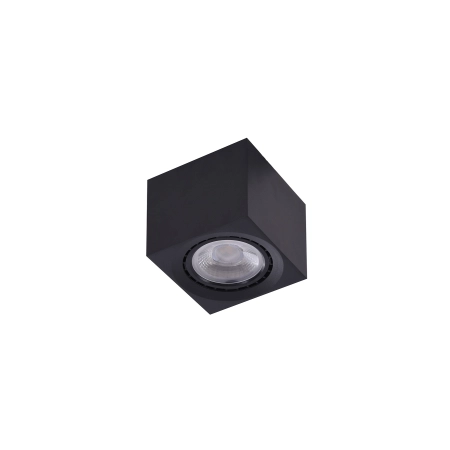 Czarny kwadratowy spot lampa natynkowa GU10 AZ4317 z serii ECO
