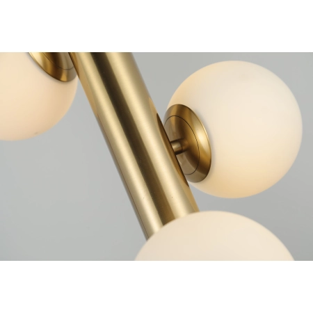 Elegancka złota lampa wisząca mleczne klosze AZ4425 z serii CORTEGA - 3