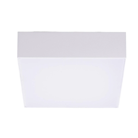 Kwadratowy, biały plafon natynkowy LED 4000K AZ4501 z serii CASPER