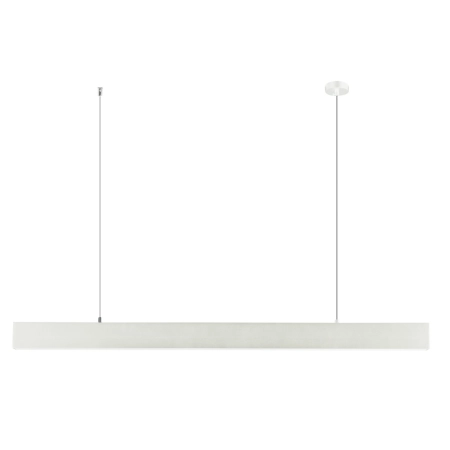 Biała szeroka lampa wisząca LED idealna nad stół AZ4572 z serii LINNEA - 2
