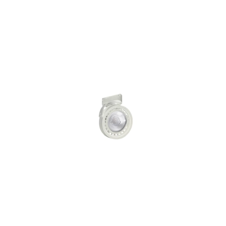 Biały obrotowy reflektor do szyny jednofazowej AZ4667 z serii JERRY