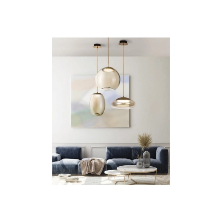 Dekoracyjna lampa wisząca LED idealna do salonu AZ4668 z serii HELENA - wizualizacja