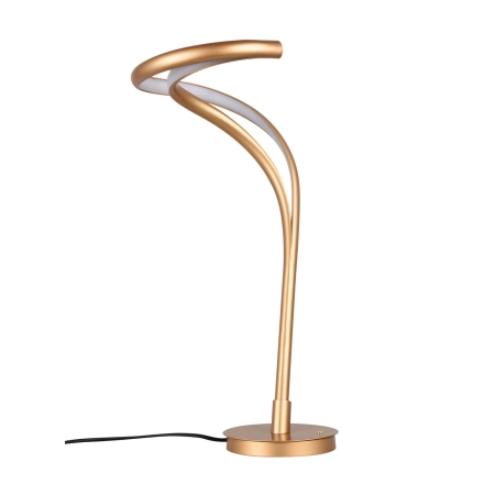 Efektowna, złota lampka stołowa LED AZ5736 z serii TWIST 3-STEP DIMM