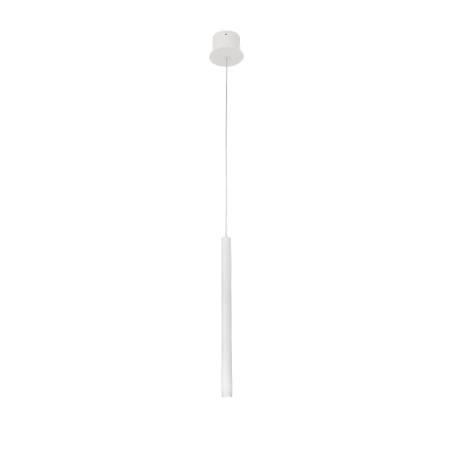 Biała, smukła tuba z punktowym światłem AZ5743 z serii ILIOS
