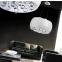 Elegancka lampa wisząca/plafon ze szklanym kloszem do salonu AZ0701 Quince 40cm - 2