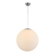 Lampa wisząca do sypialni, biała kula⌀40cm AZ1328 z serii WHITE BALL