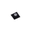 Czarne podtynkowe oczko wpuszczane GU10 AZ4076 z serii MILET