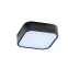 Kwadratowy czarny plafon z mlecznym szkłem E27 AZ4146 z serii LUCIE - 2