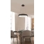 Nowoczesna lampa wisząca LED do salonu ⌀38cm AZ4999 z serii SANTANA - wizualizacja
