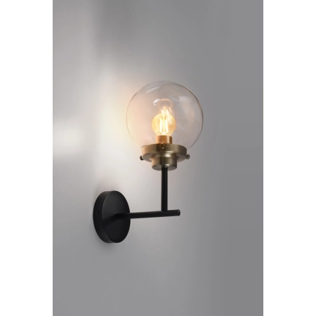 Industrialna lampa ścienna z okrągłym kloszem 21-01283 z serii LENS - 4