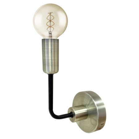 Lampa ścienna z odsłoniętą żarówką, do salonu 21-01313 z serii SAGA