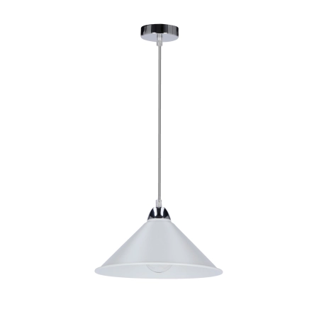 Lampa wisząca z białym, stożkowym kloszem 31-20710 z serii AVOLA