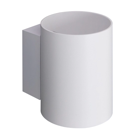 Biały, minimalistyczny kinkiet w kształcie tuby 21-28174 z serii SPACE