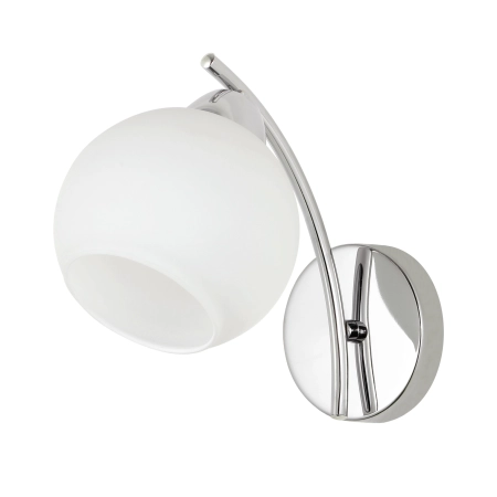 Minimalistyczna, srebrna lampa ścienna 21-35011 z serii AMOS