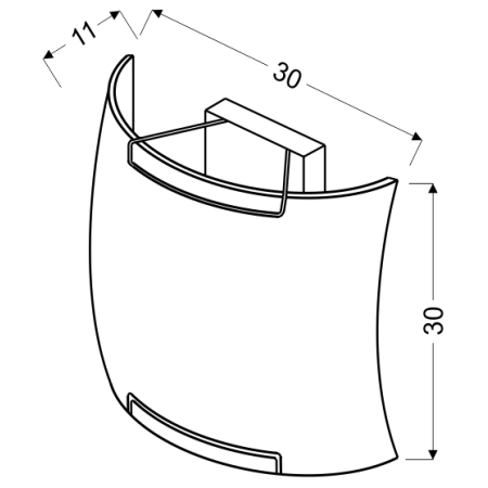 plafon 10-12968 z serii SPRING - wymiary