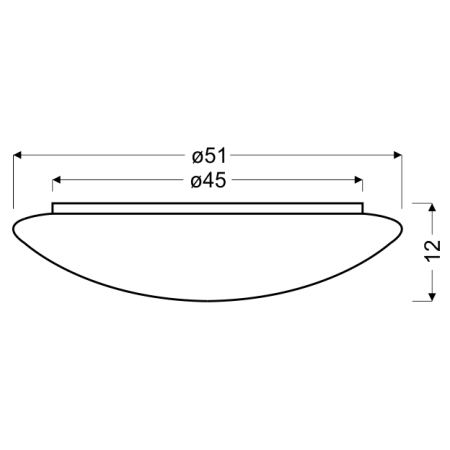 plafon 14-62093 z serii SKY EFFECT - wymiary