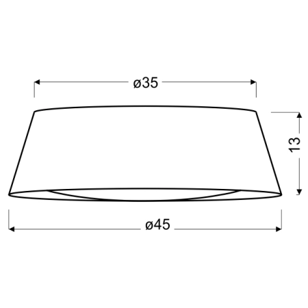 lampa sufitowa 14-62994 z serii GIRL - wymiary