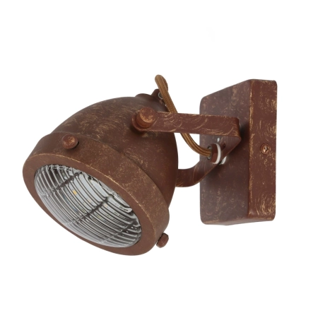 Industrialna, rdzawa lampa ścienna reflektor 91-71064 z serii FRODO 3