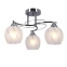 Chromowana lampa sufitowa z kloszami 33-09456 z serii PREGO - 4