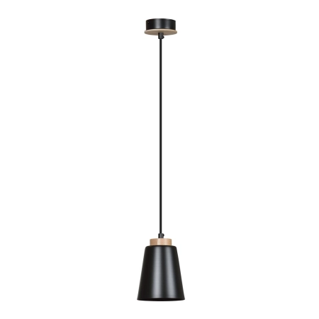 Klasyczna lampa wisząca w czarnym kolorze 442/1 z serii BOLERO