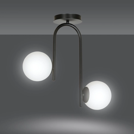 Minimalistyczna lampa sufitowa na sztywnym zwisie 1030/2 z serii KALF - 3